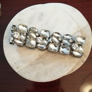Rhinestone bracelet.